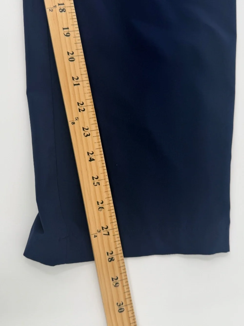 Chicos Zenergy Pants Women Large Blue Lightweight Stretch Zip Ankles Tapered